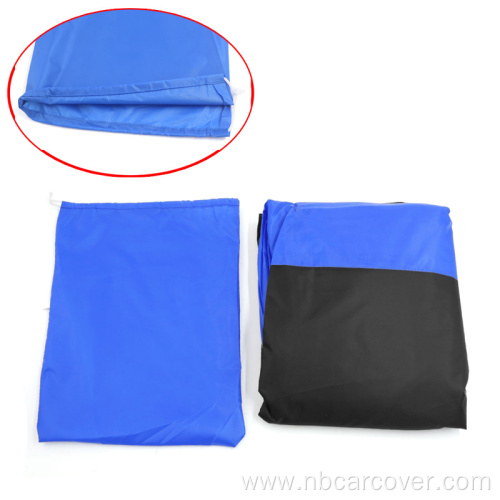 New stock outdoor durable waterproof blue motorcycle cover